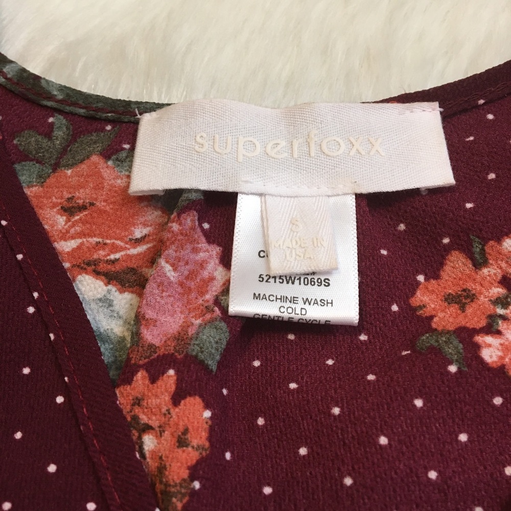 Superfoxx | Surplice Flutter Sleeve High Low Flor… - image 7